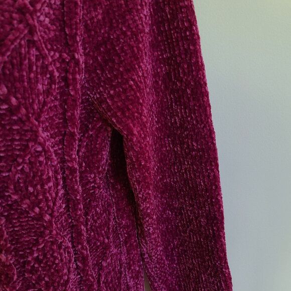 Bon Worth Women's Chenille Full Zip Cardigan Sweater Jacket Size XSP (XS Petite) - Picture 5 of 16